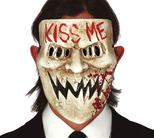 Pvc "Kiss Me" Mask