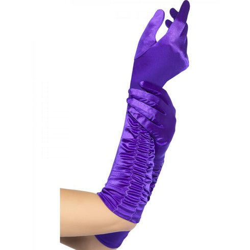 Temptress Gloves Long Purple