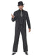 Vintage Gangster Boss Costume, Black