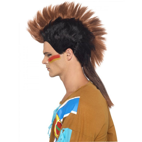 Indian Male Mohican Wig