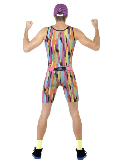 Aerobics Instructor Costume, Multi-Coloured