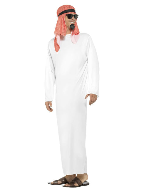Fake Sheikh Costume, White