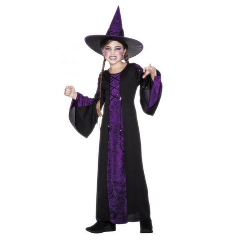 Bewitched Costume, Purple & Black Dress