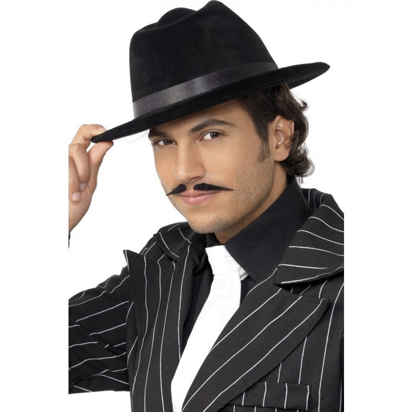 Gangster Hat Black Velour