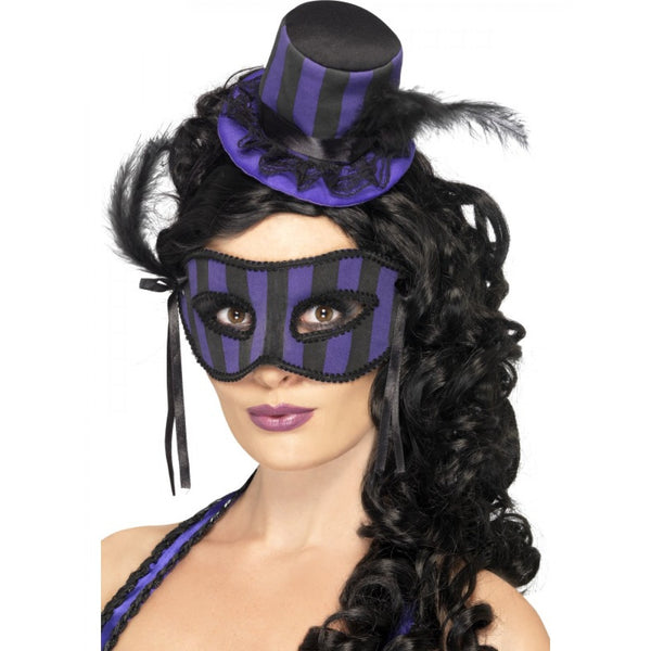 Grotesque Burlesque Hat and Eyemask Set
