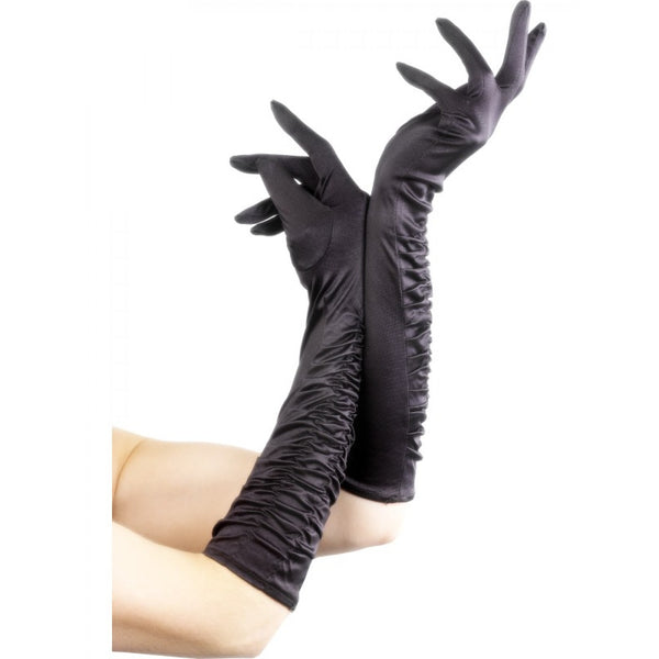 Temptress Gloves Long Black