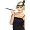 Black Sequinned Cigarette Holder