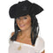 Leather Look Pirate Hat