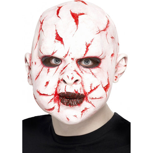 Scarface Mask White Latex Overhead