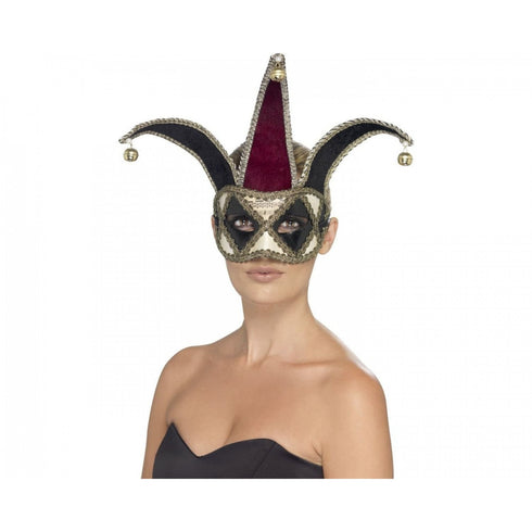 Gothic Venetian Masquerade Harlequin Eyemask