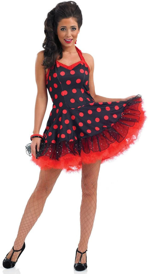 1950s Rock 'n' Roll Petticoat Dress Costume