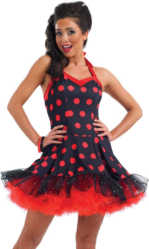 1950s Rock 'n' Roll Petticoat Dress Costume