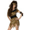 Cavewoman Costume, Black and Brown
