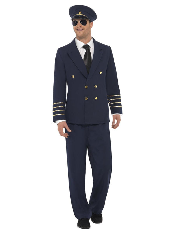 Pilot Costume, Navy Blue