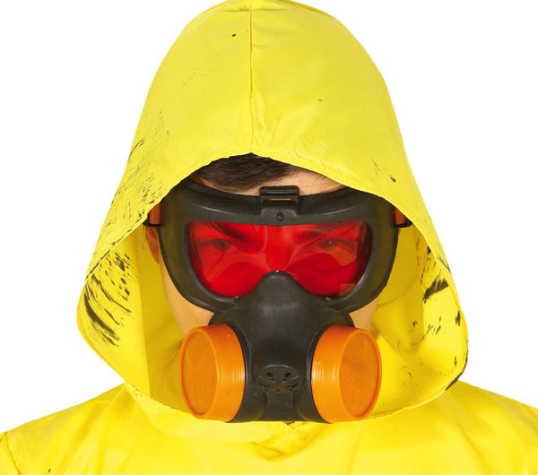 Biochemical Radioactive Latex Black Gas Mask For Halloween & Movies Costume Accessary