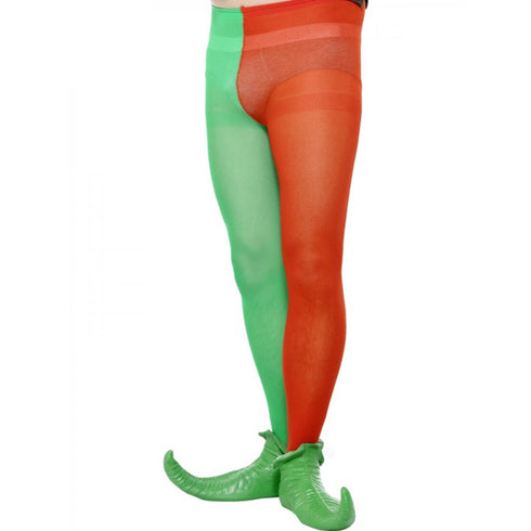 Mens Tights Red and Green