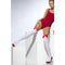 Thigh High Stockings White and Red
