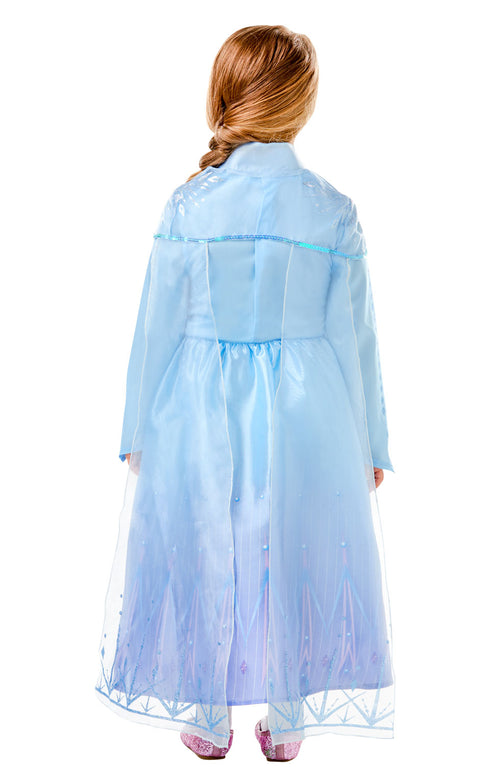 Official Deluxe Elsa Frozen 2 Travel Girls Costume
