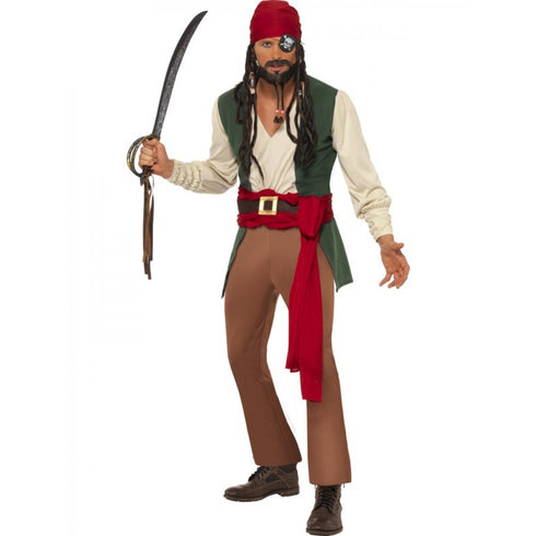 Caribbean Drunken Pirate Costume