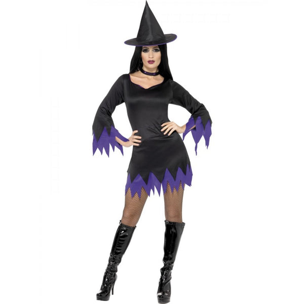 Witch Costume Black and Purple
