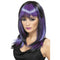 Glamour Witch Wig. Black and Purple