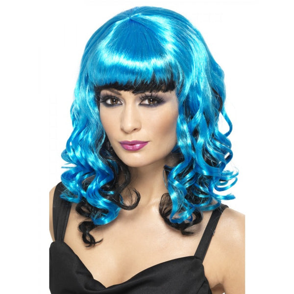 Tainted Garden Stricken Angel Wig Blue and Black