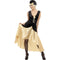 20s Gatsby Girl Costume, Black and Gold