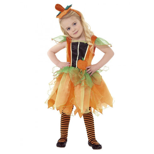 Pumpkin Fairy Costume, Orange, with Dress