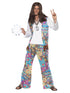 Groovy Hippie Costume, Multi-Coloured
