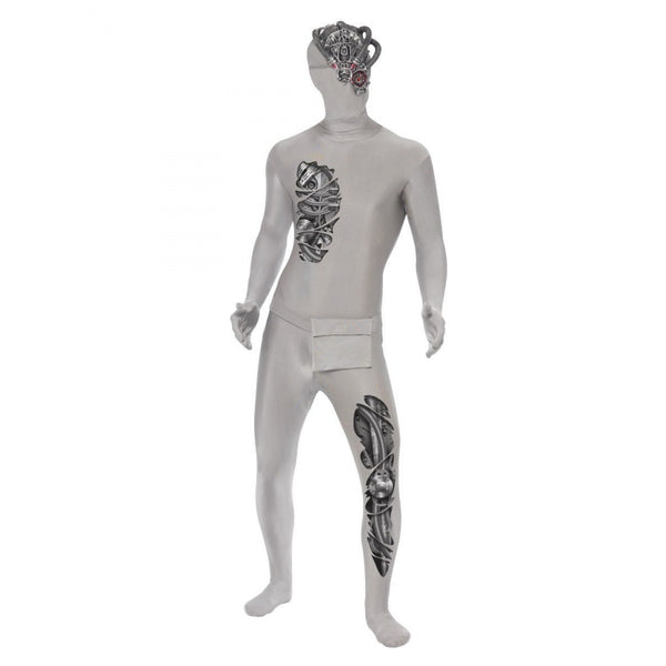 Robotic Second Skin Costume Grey