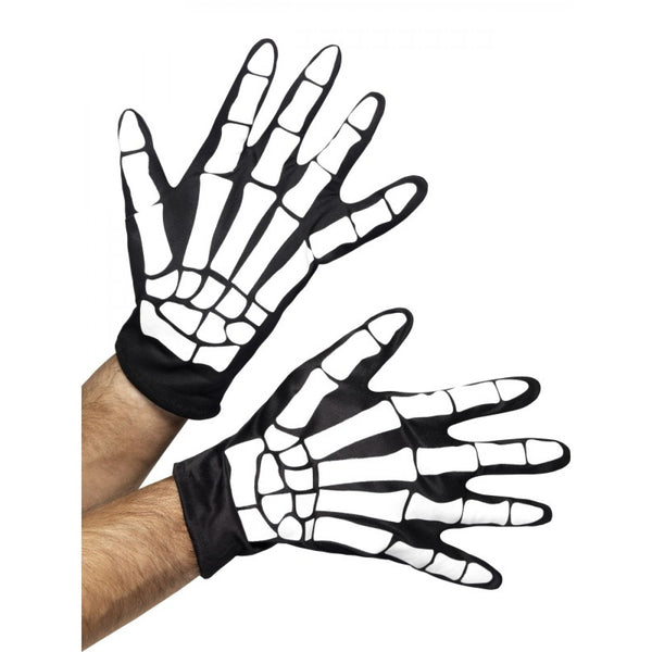 Skeleton Print Gloves