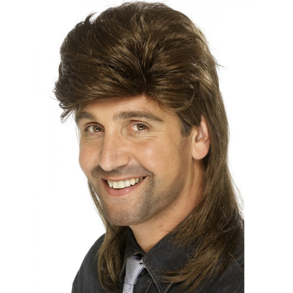 Mullet Wig, Brown