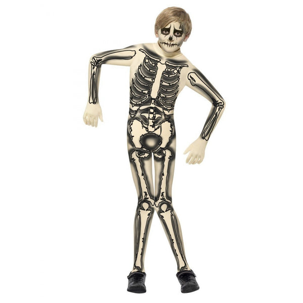 Skeleton Second Skin Kids Costume