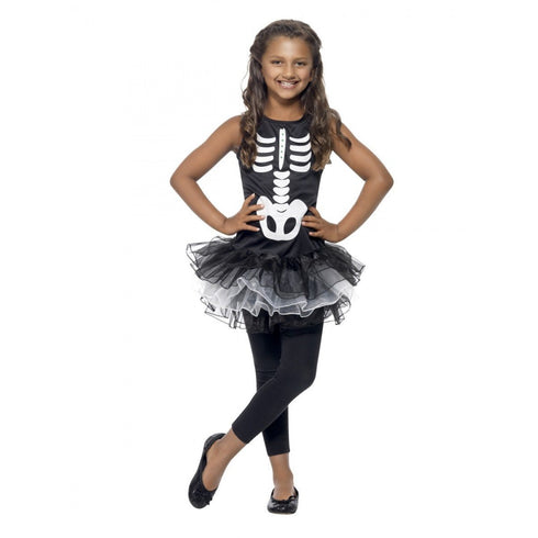Skeleton Tutu Costume Black