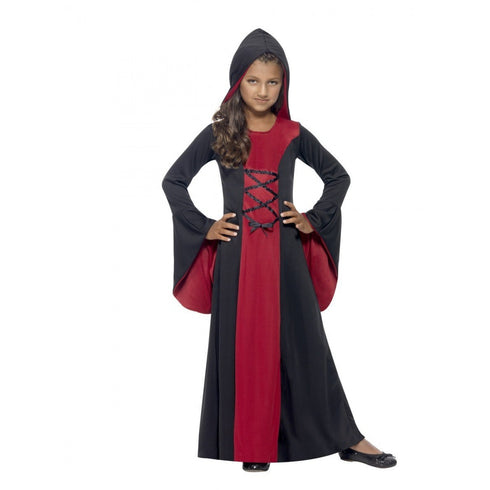 Vamp Kids Costume, Red & Black