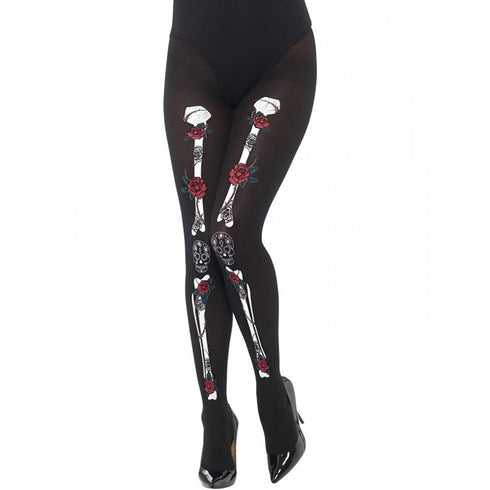 Opaque Day of the Dead Tights