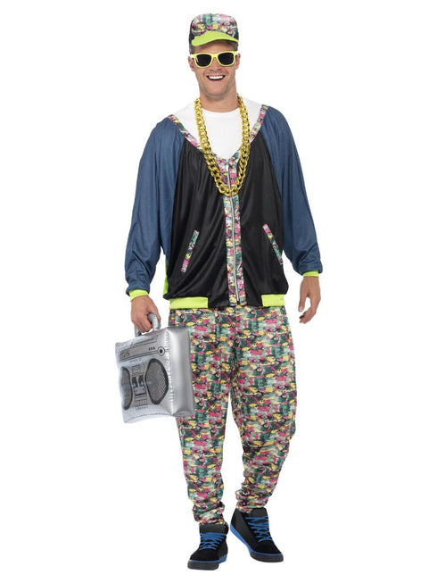 80s Hip Hop Costume, Patterned