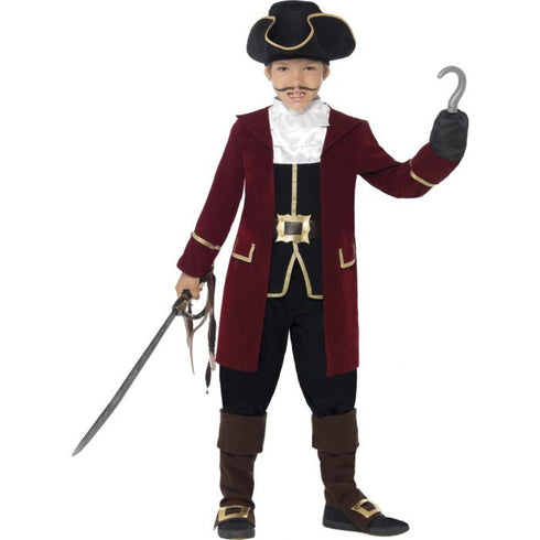 Deluxe Pirate Captain Kids Costume
