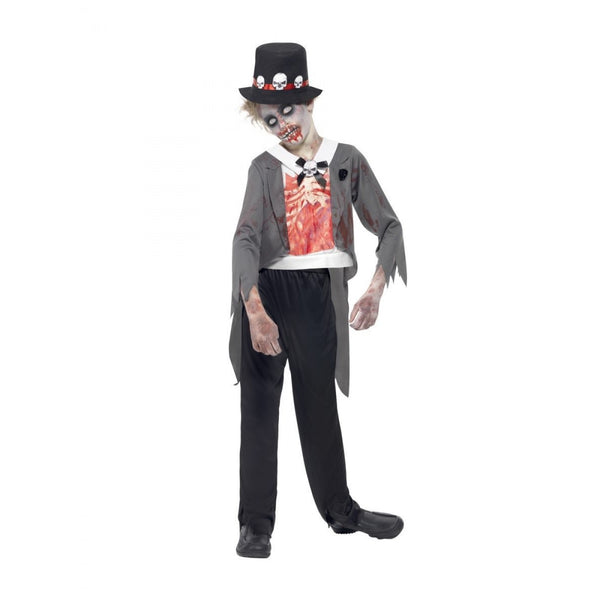 Zombie Groom Costume, Black