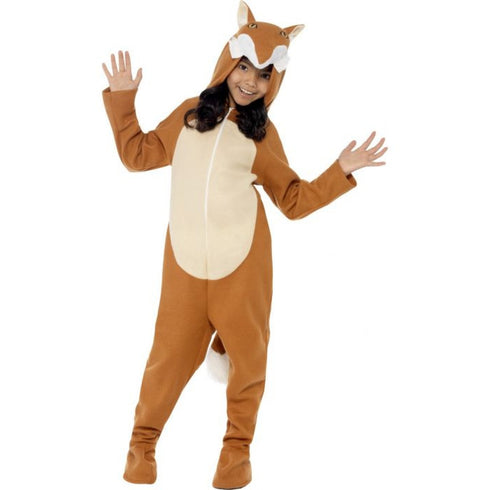 Fox Costume Orange with Hooded & Tail