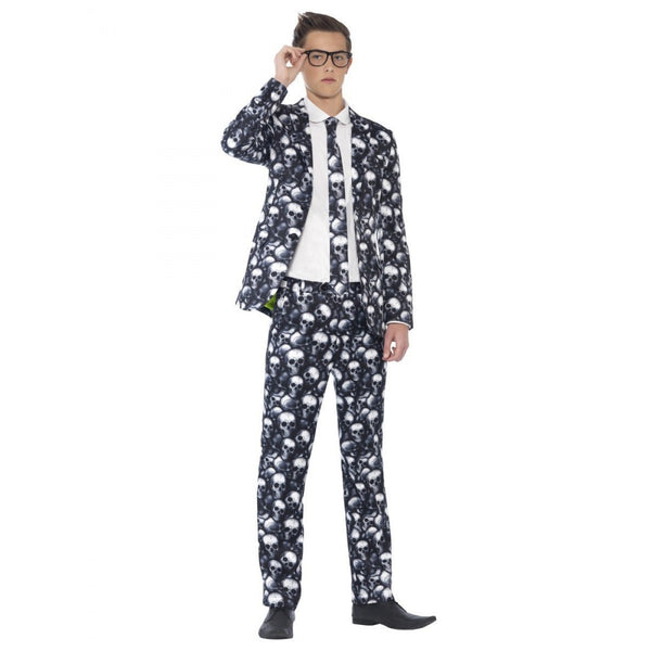 Skeleton Kids Suit Black & White