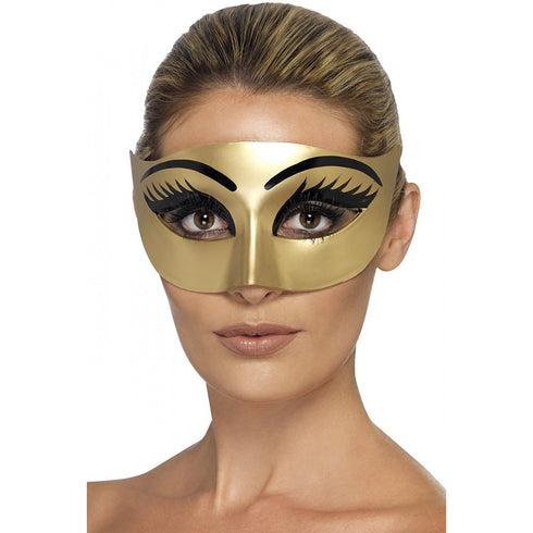 Masquerade Evil Cleopatra Gold Eyemask
