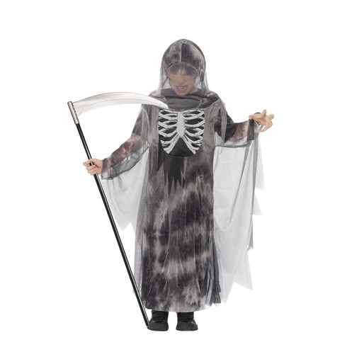 Ghostly Ghoul Costume with Hooded Robe