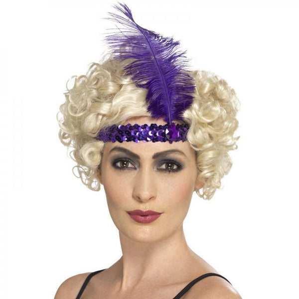 Flapper Headband Purple