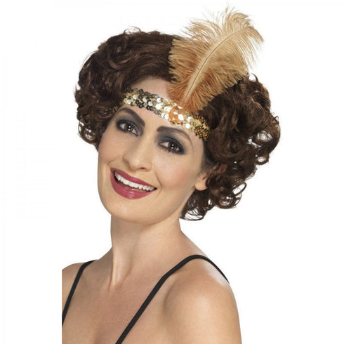 Flapper Headband Gold