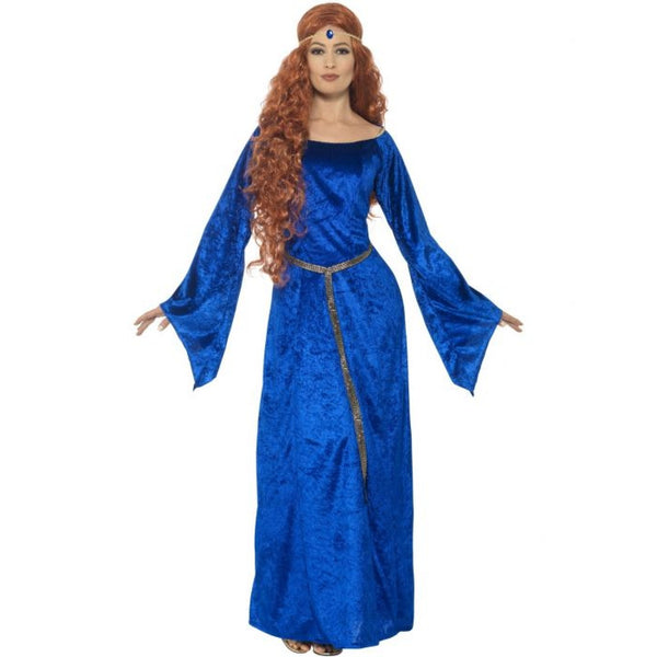 Medieval Maid Costume Blue
