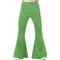 Flared Trousers Mens Green