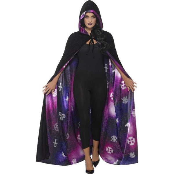 Deluxe Reversible Galaxy Ouija Cape