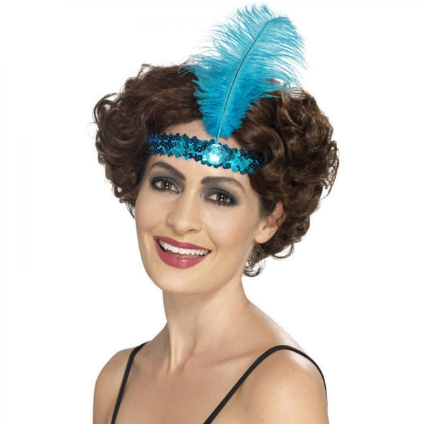Flapper Headband Blue