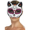 Masquerade Sugar Skull Cat Eyemask With Glitter